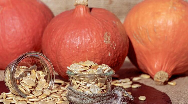 Semi di zucca di parassiti